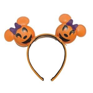 Disney | Halloween Themed Minnie Mouse Ears- Pumpkin Inspired